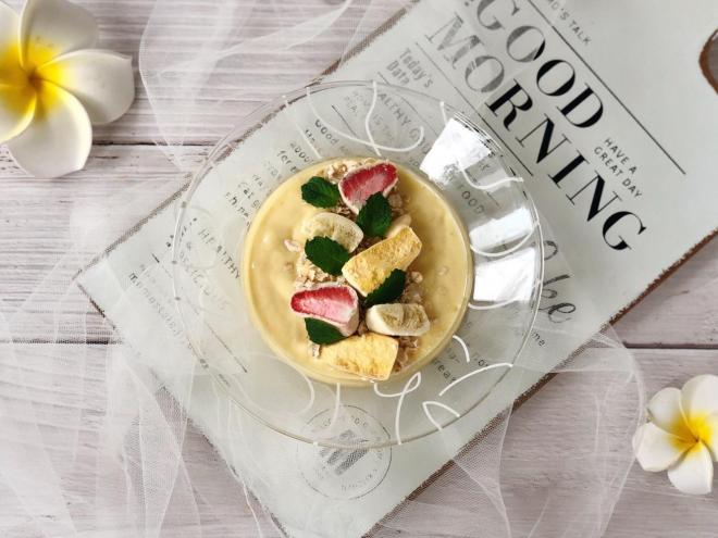 10分钟就能搞定的芒果思慕雪碗，吃不胖的夏日甜品