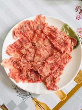 依次把所有的肉片都锤好！