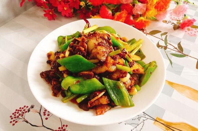 青椒豆豉炒肉