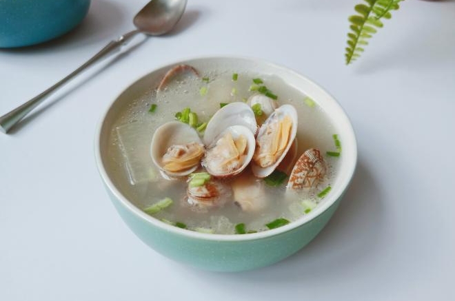 冬瓜花蛤汤
