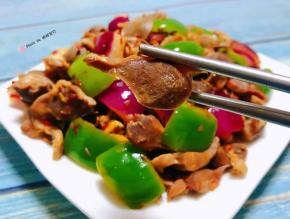 孜然鸡胗入口吃出烧烤店的味道