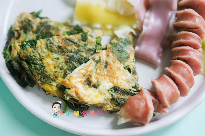 9个月以上辅食九层塔煎蛋面