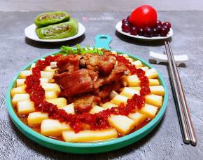 搭配抹茶凉糕和水果一起吃太棒了