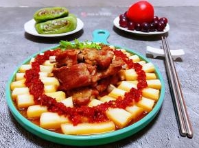 搭配抹茶凉糕和水果一起吃太棒了