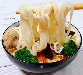 面条入口爽滑还不失筋道