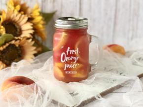 水蜜蟠桃西瓜气泡水就做好了，颜值高又好喝！