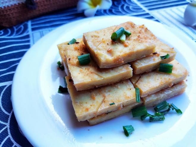 空气炸锅烤豆干