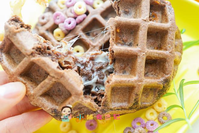 36个月以上辅食巧克力香蕉华夫饼