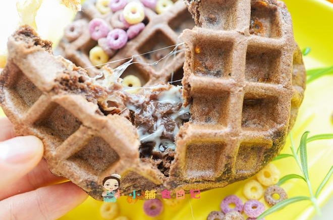 36个月以上辅食巧克力香蕉华夫饼