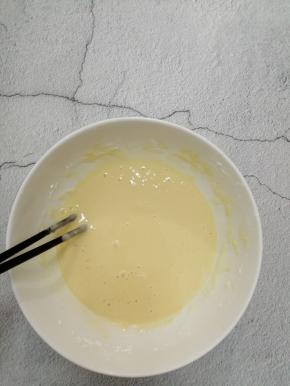 搅拌均匀，没有颗粒为止