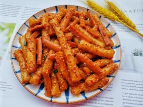 香辣过瘾，巨好吃的孜然火腿年糕就做好啦！