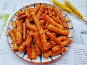 香辣过瘾，巨好吃的孜然火腿年糕就做好啦！