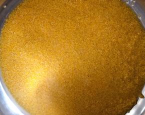 小米淘洗干净特别是不能有沙子