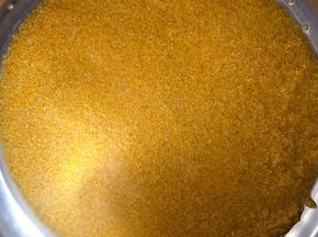 小米淘洗干净特别是不能有沙子