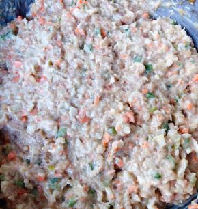 搅拌成均匀完全入味即可