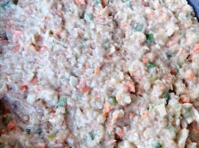 搅拌成均匀完全入味即可