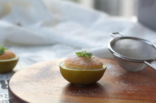 带着柠檬清香的柠檬蛋糕