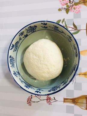面粉中加入少许盐，放入适量的温水揉成光滑的面团，盖上盖子，醒面半个小时！