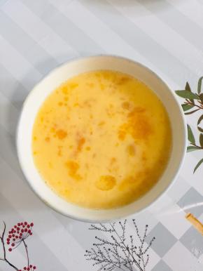 鸡蛋打散备用！