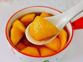 再来一块黄桃，太爽了。