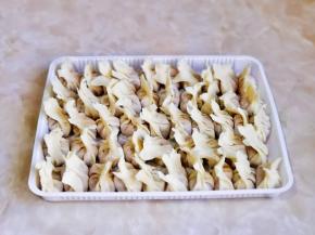 依次做好，一次吃不完可以速冻，早餐拿出来煮熟，方便快手。