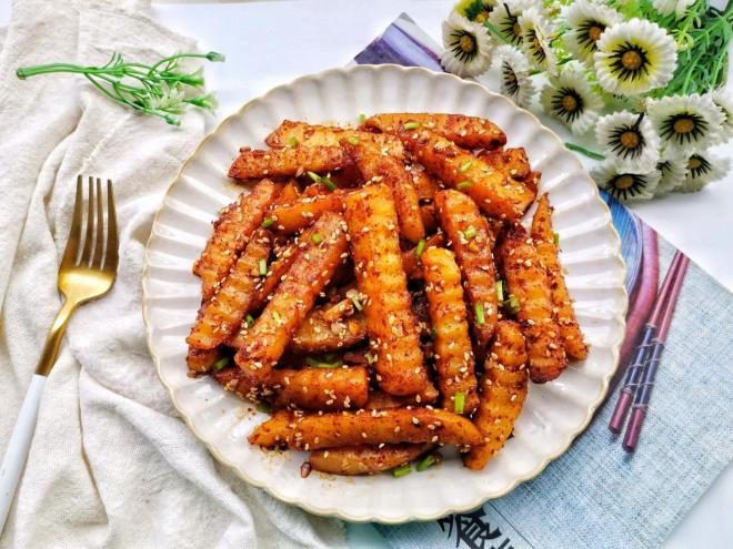 香辣过瘾的狼牙土豆条～