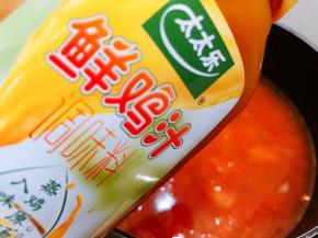 淋上一勺太太乐鲜鸡汁提鲜