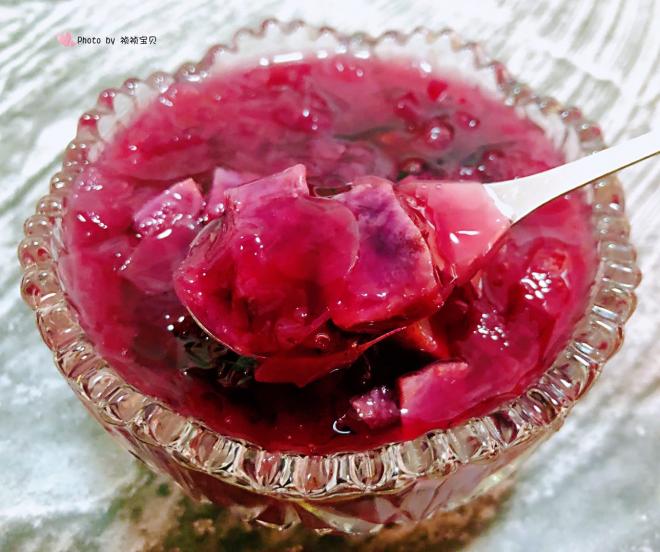 大枣紫薯银耳羹