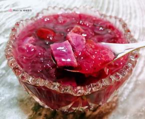 大枣紫薯银耳羹入口即化甜甜蜜蜜好吃到爆