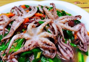 章鱼入口肉质筋道太美味了