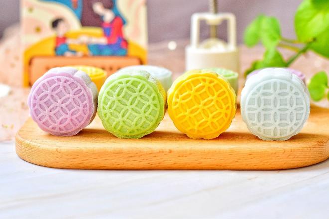 DIY网红中秋冰皮月饼～