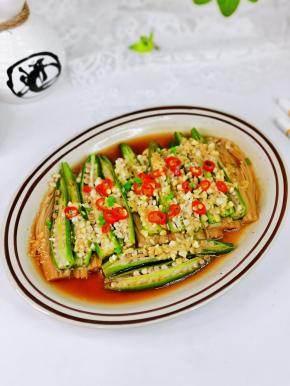 蒜香中带点啦，太好吃啦！