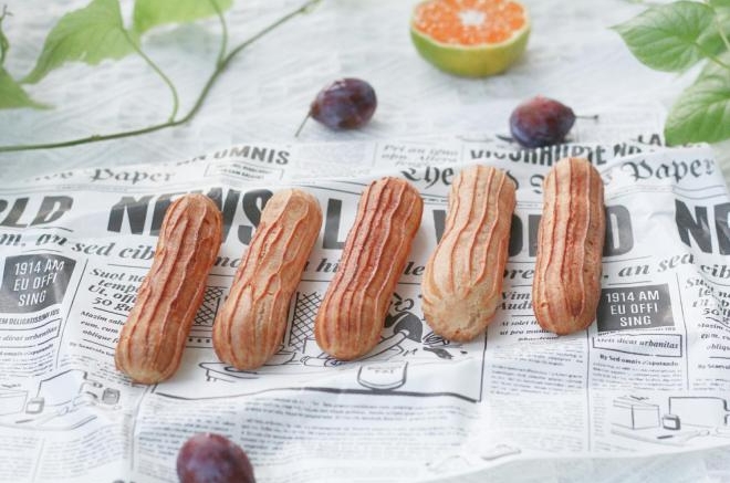 好吃不腻，香草味卡仕达酱闪电泡芙