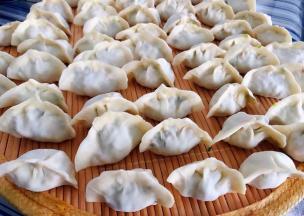 饺子包好了看着好可爱