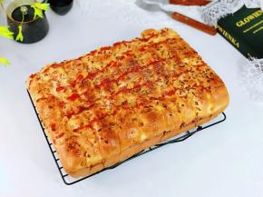 面包的做法，披萨的口感。