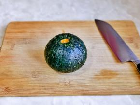 利用这时处理贝贝南瓜。