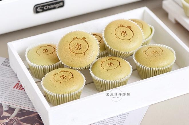 抹茶炼乳杯子蛋糕
