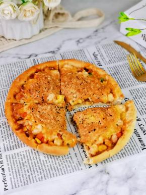 大朋友小朋友都喜欢的披萨。