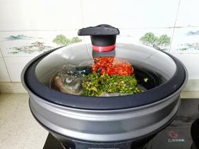 水开上汽后蒸10分钟左右【具体时间看鱼头的大小来决定】