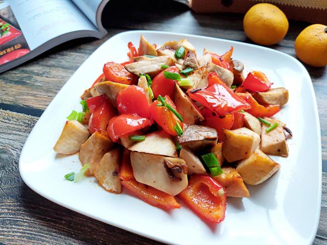 超简单的烤杏鲍菇