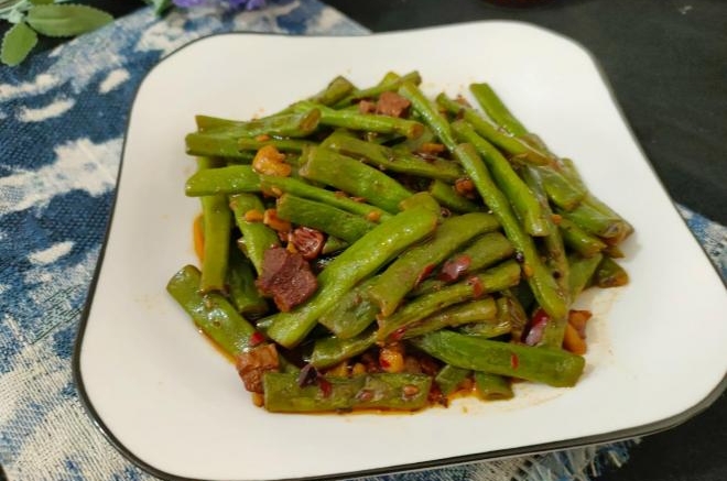 牛肉酱四季豆