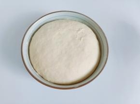 发酵好的面团。