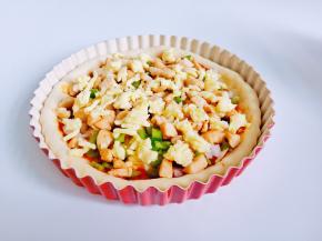 最后再撒上一层芝士。