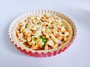 最后再撒上一层芝士。