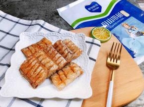 外酥里嫩的带鱼就完成了