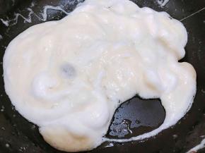 炒至棉花糖融化