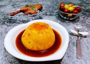 搭配红烧鸭腿和水果一起吃棒极了