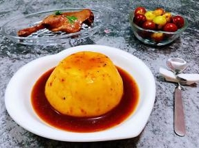 搭配红烧鸭腿和水果一起吃棒极了