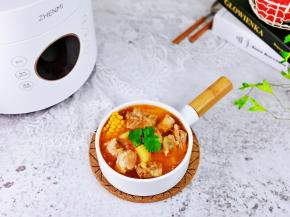 盛出装盘撒上香菜。