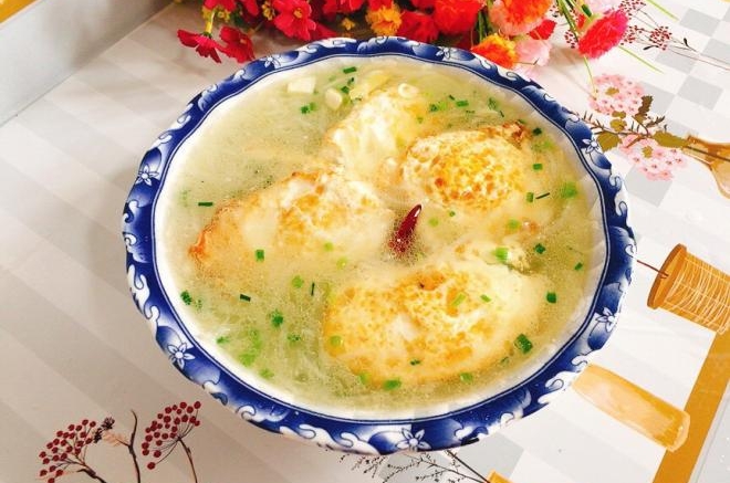 萝卜丝荷包蛋汤